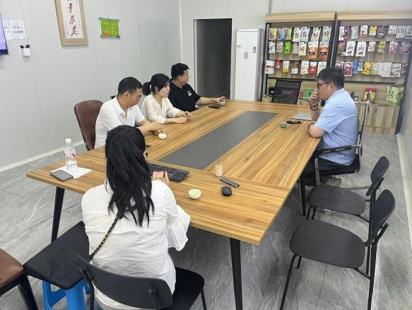 区农业局范科长带队至菲特公司对申报的“农业产业化市级龙头企业”称号进行现场审核